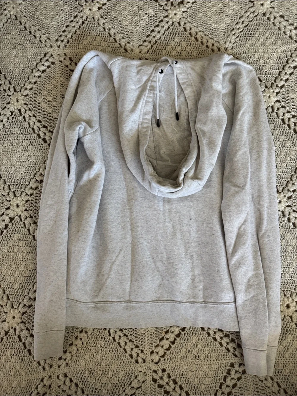 Nike Heather Light Gray Pullover Hoodie